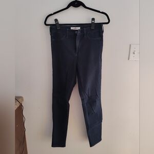 Hollister Dark Navy High Rise Skinny Jeans